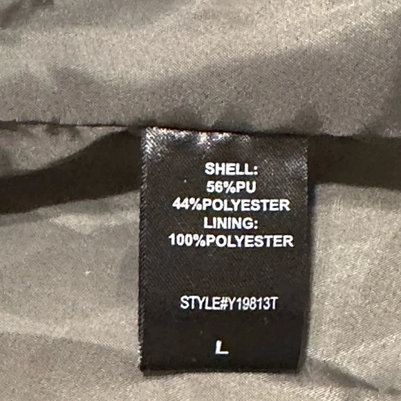 POMANDER PLACE Olive Faux Leather Ralph Jacket from TUCKERNUCK - Picture 7 of 9